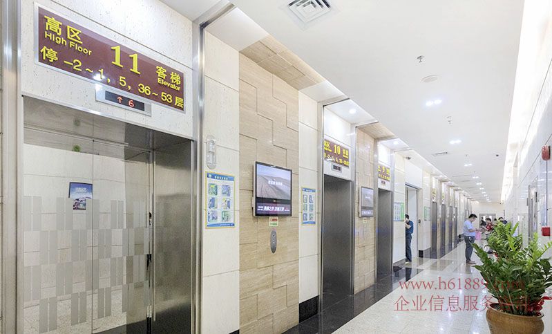 財富大廈(時代財富大廈)24小時中央空調 計電費 甲級寫字樓 電梯廳圖片