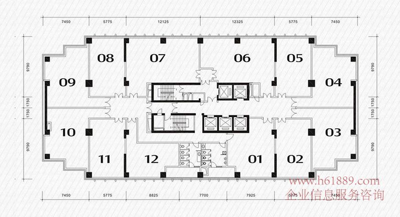 創(chuàng)建大廈 寫字樓 戶型圖片