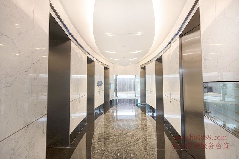 文博大廈(文博中心)地鐵2號線 地鐵9號線 雙地鐵口 景田地鐵站C出口 甲級寫字樓 電梯廳圖片