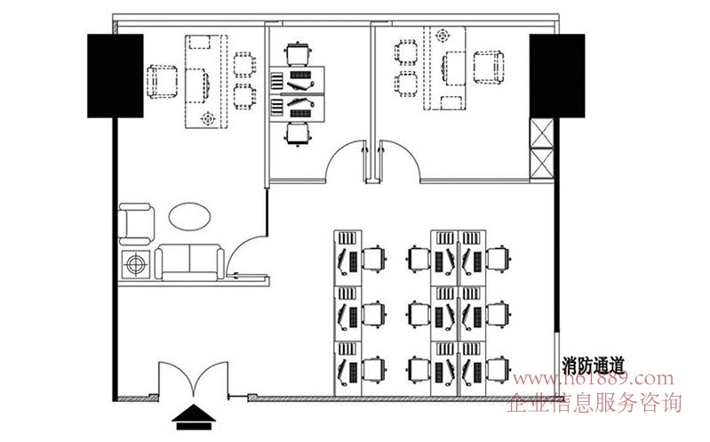 新世界中心(新世界商務(wù)中心)市民中心附近 深證證券交易所旁 豪華裝修 全新高檔辦公家私 出租 戶(hù)型圖片