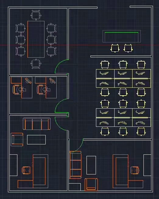 ?諾德金融中心 市民中心東 市民中心地鐵站 電梯口 全辦公家私 出租 戶型圖片
